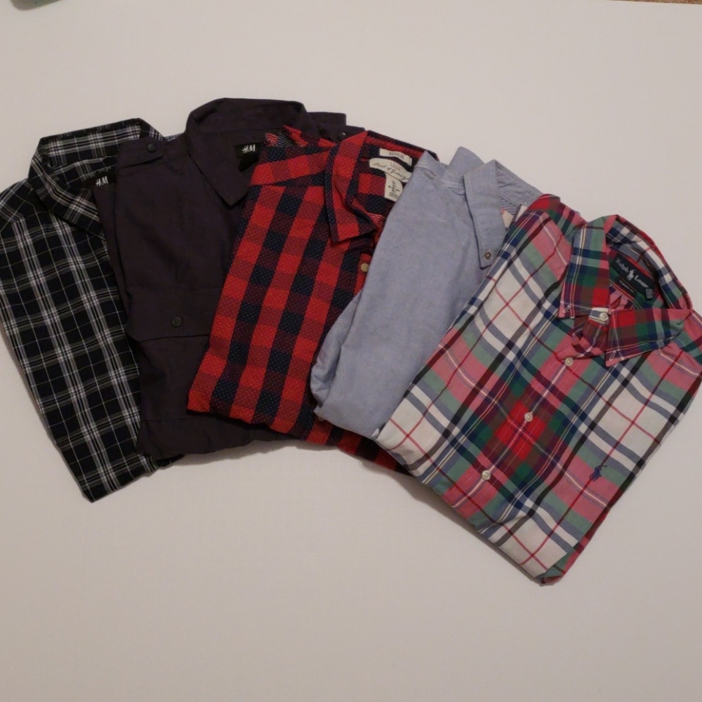 Men's dress shirt lot
